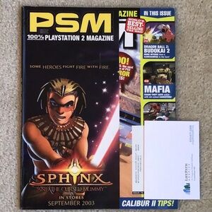 PSM Number 76 October 2003 Gran Turismo 4 Vol. 7, one issue PSM Magazine